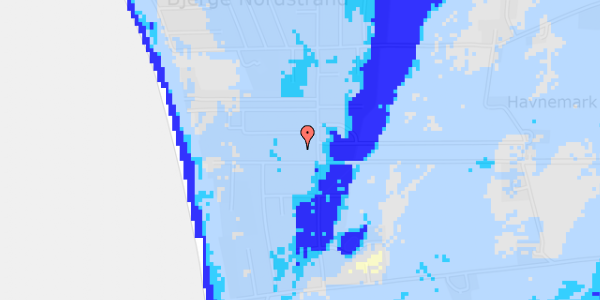 Ekstrem regn på Havnemarken 22