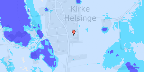 Ekstrem regn på Kløverengen 54B