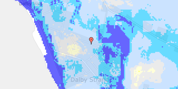 Ekstrem regn på Mettesvej 14