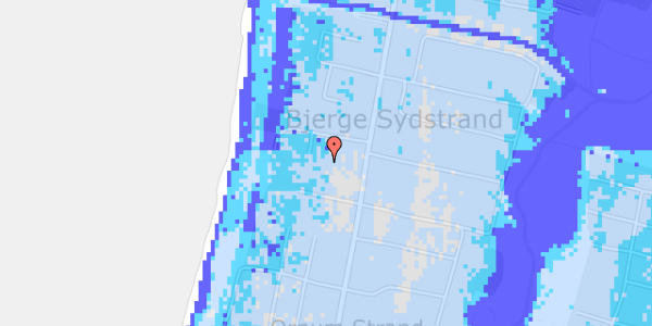 Ekstrem regn på Modinsvej Vest 5