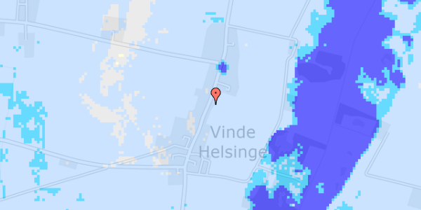 Ekstrem regn på Vinde Helsingevej 23