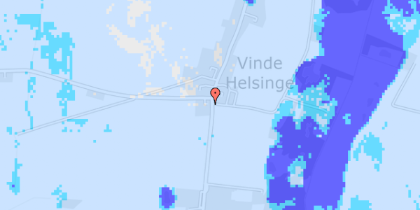 Ekstrem regn på Vinde Helsingevej 38