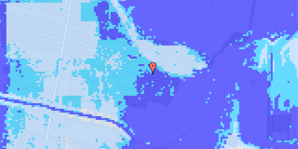 Ekstrem regn på Østvej 39