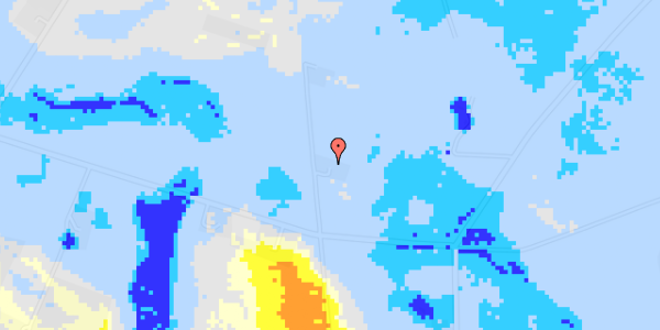 Ekstrem regn på Ellemosevej 2B