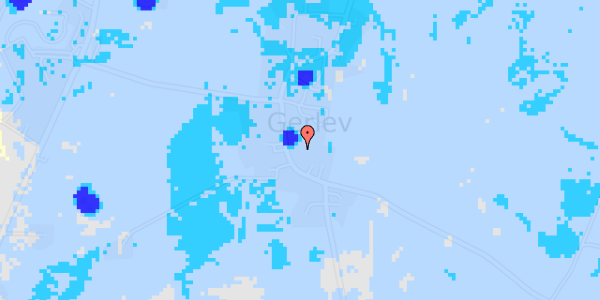 Ekstrem regn på Gerlevvej 21