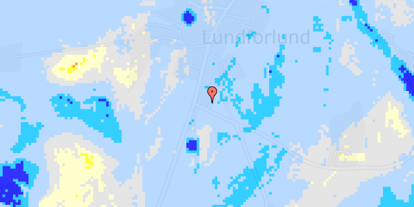 Ekstrem regn på Lundforlundvej 38