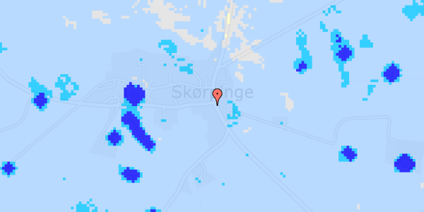 Ekstrem regn på Skørpingevej 34