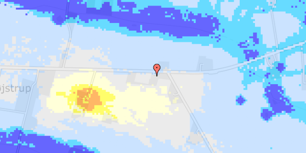 Ekstrem regn på Sorø Landevej 308A