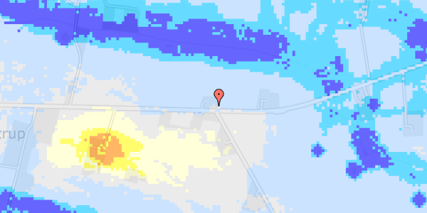 Ekstrem regn på Sorø Landevej 309