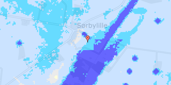 Ekstrem regn på Sørbylillevej 16