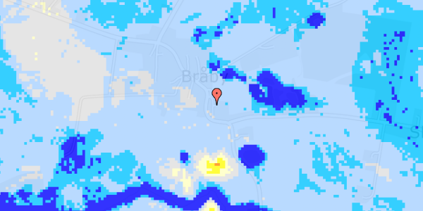 Ekstrem regn på Bråby Bygade 15