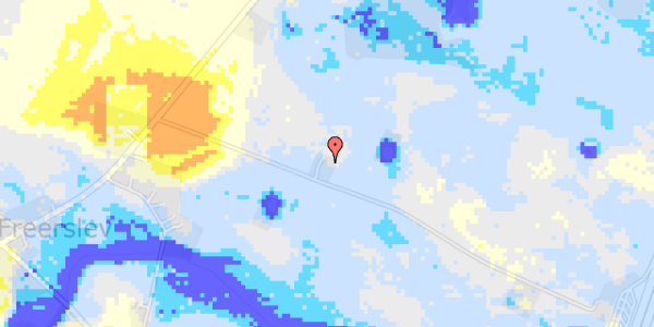 Ekstrem regn på Charlottedalsvej 1