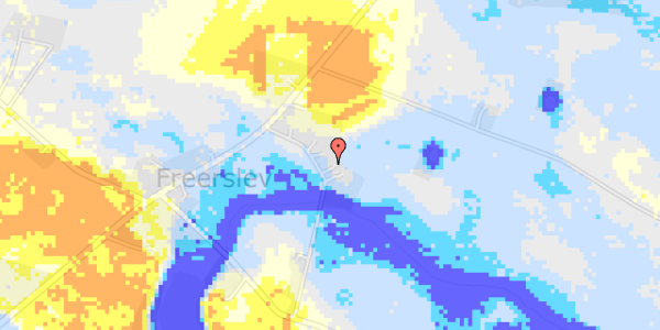 Ekstrem regn på Freerslev Bygade 4