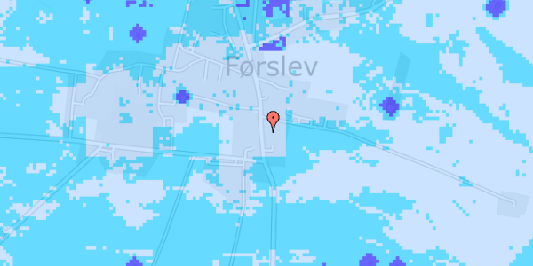 Ekstrem regn på Førslev Bygade 4