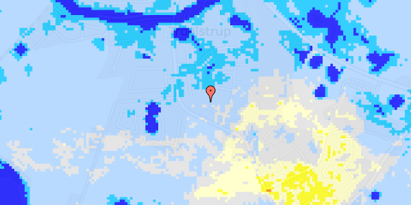 Ekstrem regn på Hjortevej 40