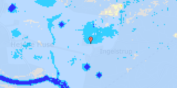 Ekstrem regn på Ingelstrupvej 3