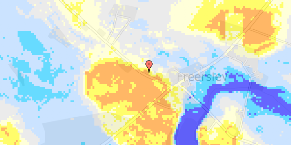 Ekstrem regn på Sanderhusvej 4A