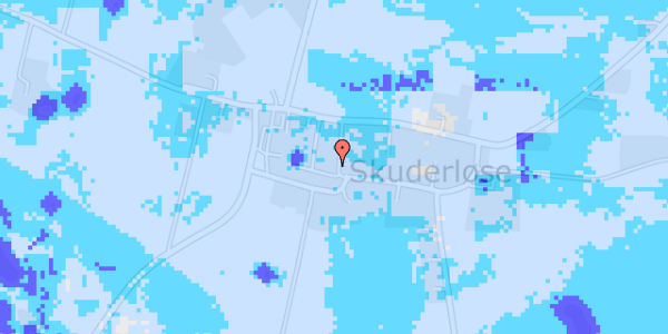 Ekstrem regn på Skuderløse Bygade 21