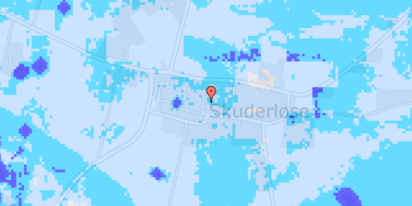 Ekstrem regn på Skuderløse Bygade 32A