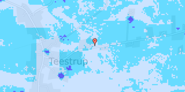 Ekstrem regn på Teestrup Nedenvej 24