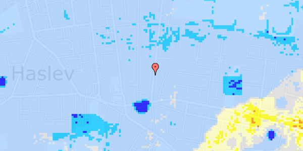 Ekstrem regn på Themstrupvej 68