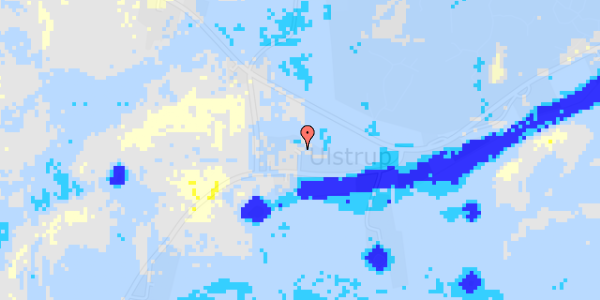 Ekstrem regn på Ulstrup Bygade 3A