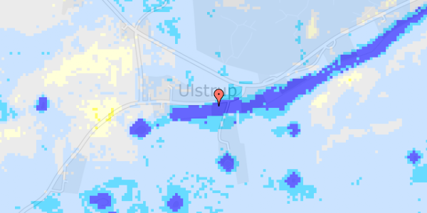 Ekstrem regn på Ulstrup Bygade 8