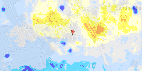 Ekstrem regn på Ahornvej 20