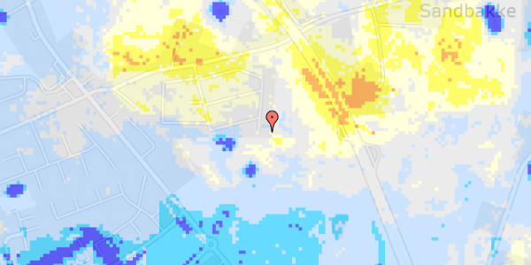 Ekstrem regn på Ahornvej 37