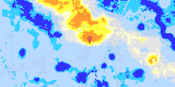 Ekstrem regn på Butterupvej 59