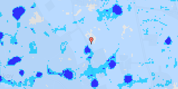 Ekstrem regn på Ejlstrupvej 21