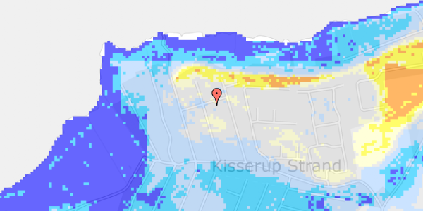 Ekstrem regn på Fyrrevej 16