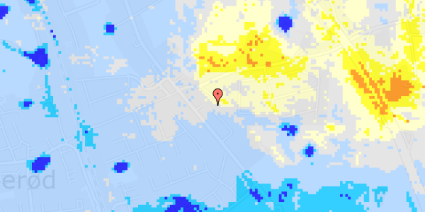 Ekstrem regn på Gartnerhaven 14