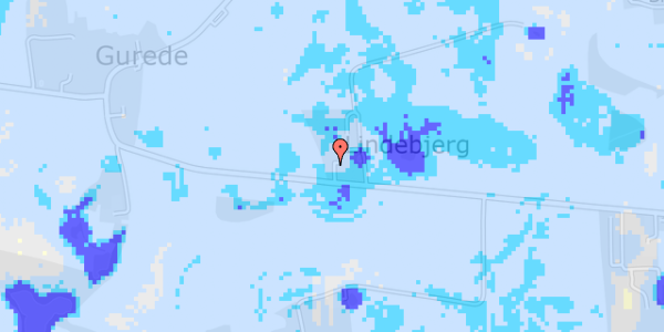 Ekstrem regn på Lindebjergvej 12