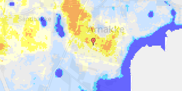 Ekstrem regn på Maglestenen 3