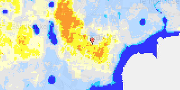 Ekstrem regn på Maglestenen 10