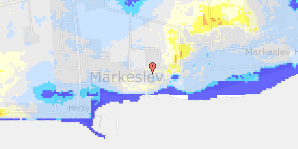 Ekstrem regn på Markeslev Huse 14