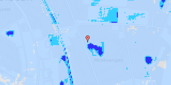 Ekstrem regn på Roskildevej 57A