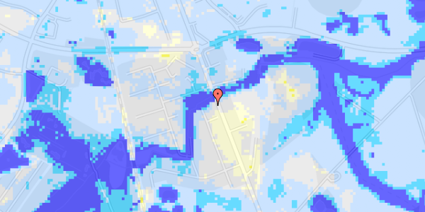 Ekstrem regn på Roskildevej 206