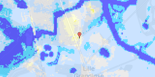 Ekstrem regn på Roskildevej 235A