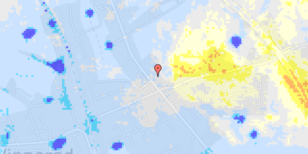 Ekstrem regn på Roskildevej 315