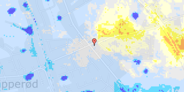 Ekstrem regn på Roskildevej 321