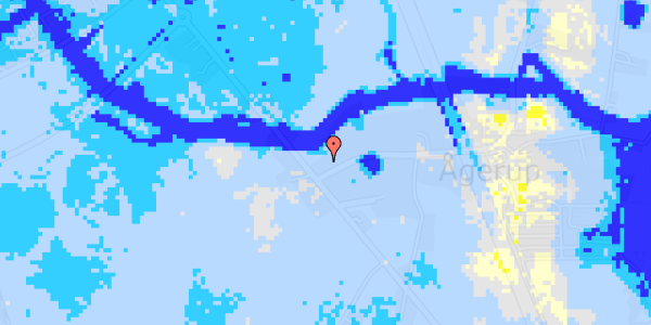 Ekstrem regn på Roskildevej 355