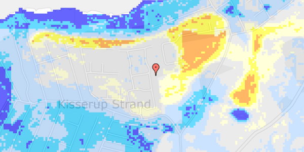 Ekstrem regn på Strandlunden 56