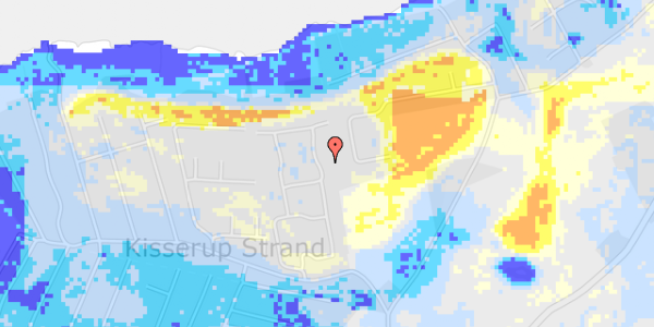 Ekstrem regn på Strandlunden 60