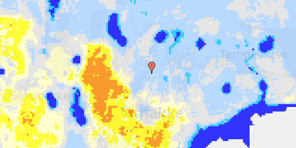 Ekstrem regn på Tempelvej 3