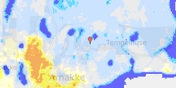 Ekstrem regn på Tempelvej 9