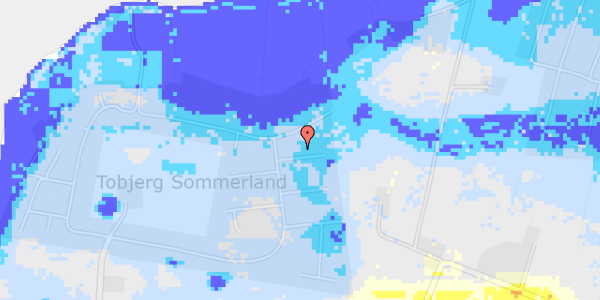 Ekstrem regn på To-Bjerg 133