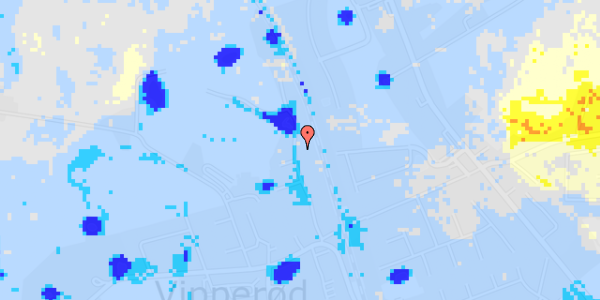 Ekstrem regn på Vipperødgårds Alle 24