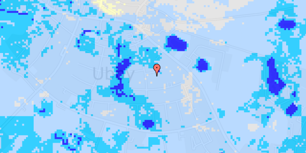 Ekstrem regn på Enggårdsvej 3D